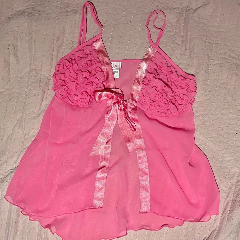 Vx Intimate pink lingerie cami